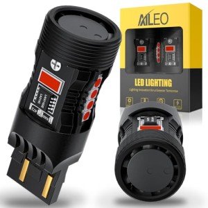 AILEO 7440 7443 Red LED Bulbs - 2 Pack