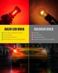AILEO 7440 7443 Red LED Bulbs - 2 Pack