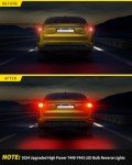 AILEO 7440 7443 Red LED Bulbs - 2 Pack