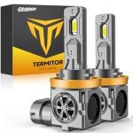 Bright H11/H9 Fog Light Bulbs - 22000LM 6500K