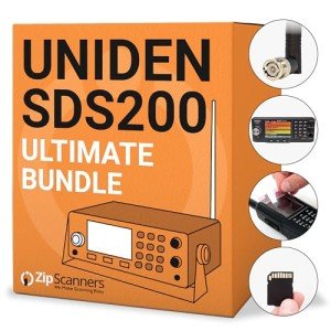 Uniden SDS200 Bundle: Police Scanner & Accessories
