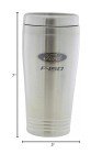 Ford F-150 Silver Stainless Steel Travel Mug