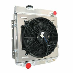 Alloyworks Aluminum Radiator with Fan for Mustangs