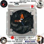 Alloyworks Aluminum Radiator with Fan for Mustangs