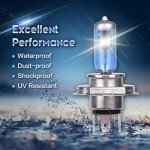 55W/60W H4 Halogen Headlight Bulbs - Pack of 2