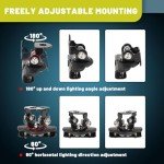 Universal Adjustable LED Light Bar Brackets (2PCS)