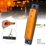 40 Pack LED Trailer Marker Lights - Amber