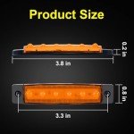 40 Pack LED Trailer Marker Lights - Amber