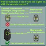 LED Strobe Lights - 4 Pack, RGB Emergency Signals