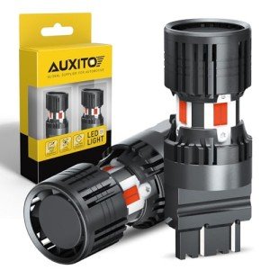 AUXITO LED Red Bulbs with Built-in Resistor, 2-Pack