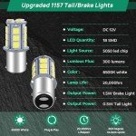 Alopee 12-Pack White LED Bulbs for Cars