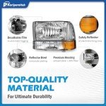 Ford Super Duty & Excursion Headlight Assembly Set