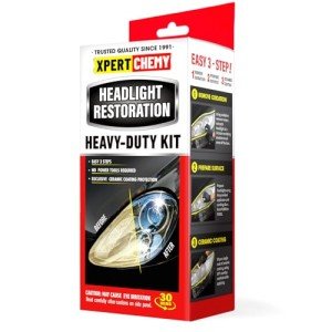 XPERTCHEMY Headlight Restoration Kit for Clear Lights