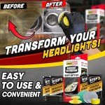 XPERTCHEMY Headlight Restoration Kit for Clear Lights