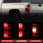 Lathsy Left Tail Light for 07-13 Chevy/GMC