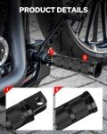 Benlari CNC Aluminum Motorcycle Foot Pegs for Harley