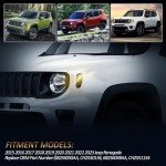 Smoked Lens LED Side Marker Lights for Jeep Renegade