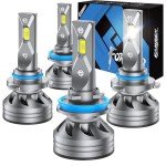 FAHREN 60000LM H11 9005 LED Light Bulb Set