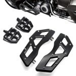 Wide Motorcycle Floorboards Set for Touring Bikes