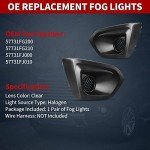 YITAMOTOR Fog Lights for 12-14 Subaru Impreza