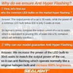 SEALIGHT LED Bulbs for Reverse and Tail Lights