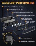 NAOEVO 6" LED Light Bar for Trucks and Cars
