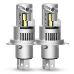 AUXITO 2024 H4 LED Fog Light Bulbs - 6500K