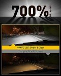 AUXITO 2024 H4 LED Fog Light Bulbs - 6500K