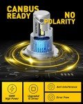 AUXITO 2024 H4 LED Fog Light Bulbs - 6500K
