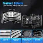 LUDARM LED Side Mirror Marker Lights for Ford