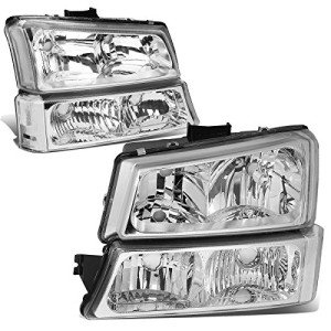 Chevy Silverado Headlight Assembly - Chrome/Clear