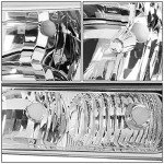 Chevy Silverado Headlight Assembly - Chrome/Clear