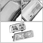 Chevy Silverado Headlight Assembly - Chrome/Clear