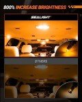 SEALIGHT 194 LED Bulbs - 2700K Amber Pack of 10