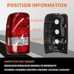 Red Tail Lights for 2000-2006 Suburban/Tahoe/Yukon