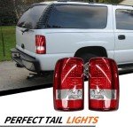 Red Tail Lights for 2000-2006 Suburban/Tahoe/Yukon