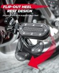 KEMIMOTO Adjustable Highway Pegs with Heel Rests