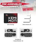 KEMIMOTO Adjustable Highway Pegs with Heel Rests