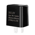 10-Pack 12V Adjustable LED Flasher Relay