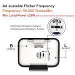 10-Pack 12V Adjustable LED Flasher Relay