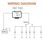 10-Pack 12V Adjustable LED Flasher Relay
