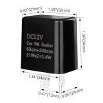 10-Pack 12V Adjustable LED Flasher Relay