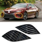 Toyota Camry 2018-2020 Glossy Black Fog Light Bezels