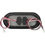 6" Red & Clear LED Stop Tail Backup Light