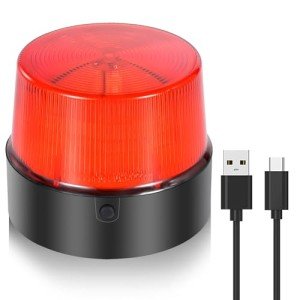 USB Rechargeable LED Emergency Flashing Beacon Light