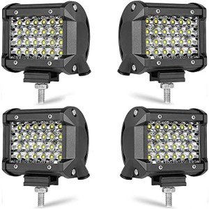 4PCS 72W LED Tractor Spot Lights for Vehicles