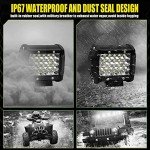 4PCS 72W LED Tractor Spot Lights for Vehicles