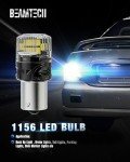 BEAMTECH 1156 Cool White LED Reverse Light Bulbs