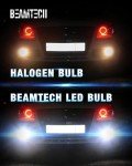 BEAMTECH 1156 Cool White LED Reverse Light Bulbs