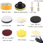 Headlight Restoration Kit with Sanding Discs & Pads